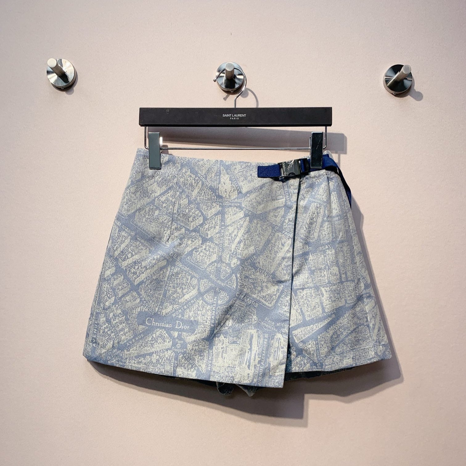 CD 25 City Map Patterned Skirt Polyester 296091