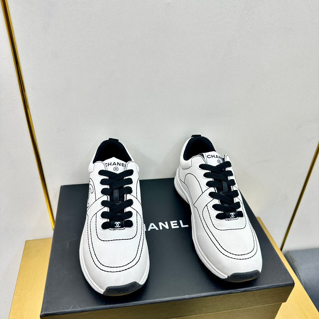 Chanel 2026 CC Logo Sneakers Fabric 986968