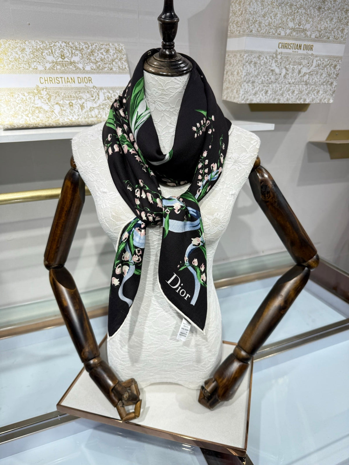 Dior 2026 Valley Scarf 135cm Cashmere And Silk 215660