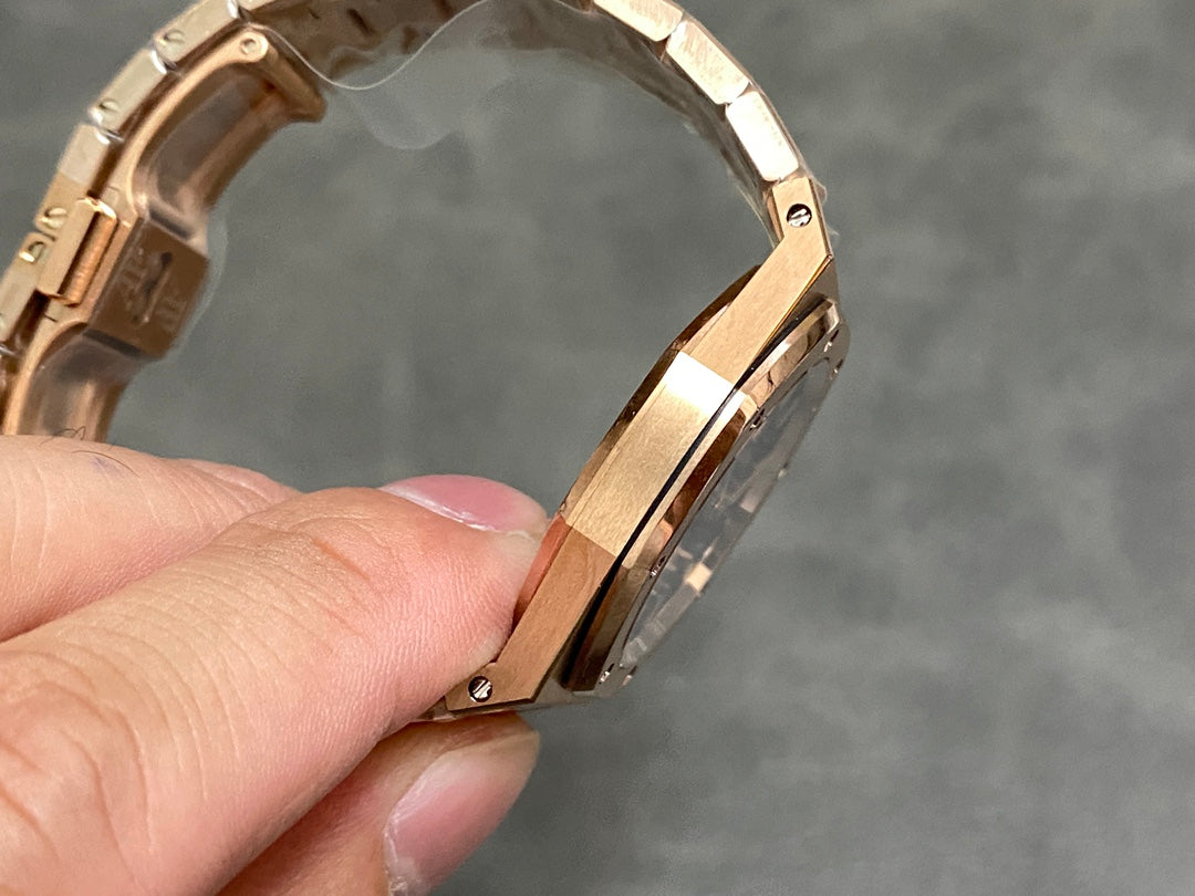 Audemars Piguet Royal Oak Lady 33mm Rose Gold Blue Dial