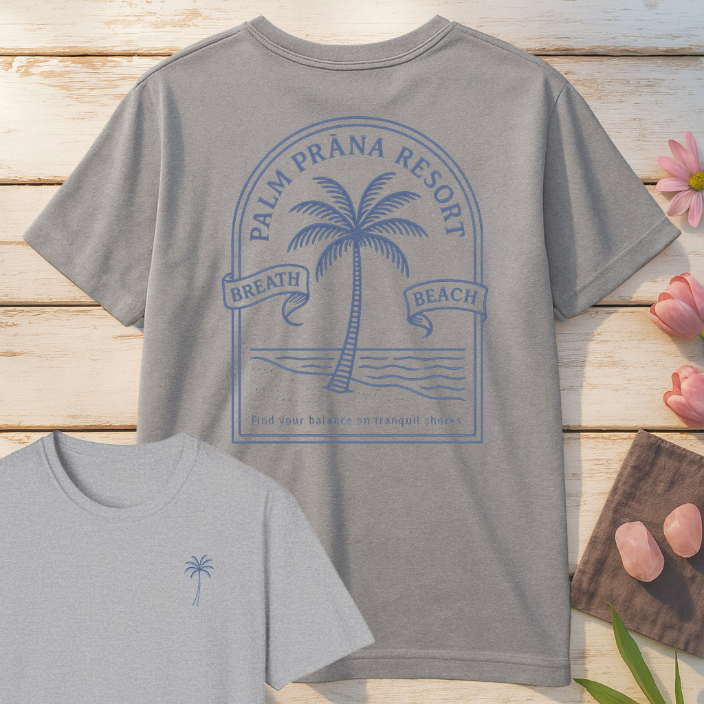 Palm Prana Resort T-Shirt Mockup sport-grey